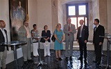 Návštěva velvyslance Italie. Brno, hrad Špilberk. (Foto Muzeum města Brna)